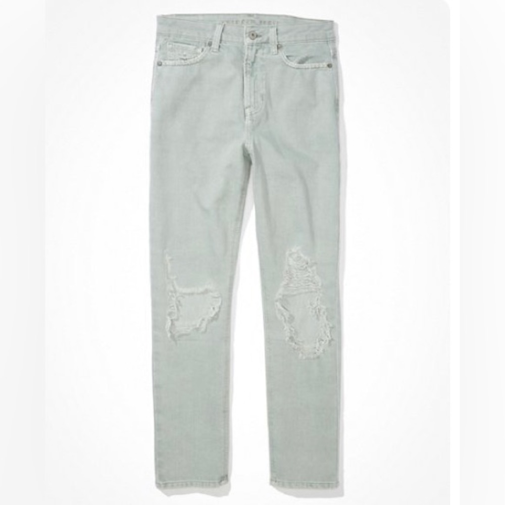 AE Ripped Mom Straight Jean